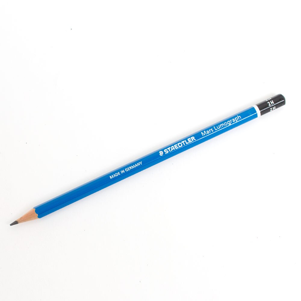 Staedtler, Blue, Pencils, Art & School, Lumograph, Graphite, 41871, 2H